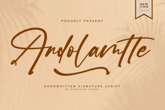 Andolamtte: The Handwritten Font for Authentic Branding