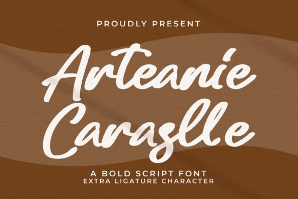 Arteanie Caraslle: The Perfect Script Font for Crafters