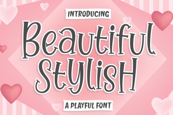 Beautiful Stylish Font: A Playful Typeface for Branding