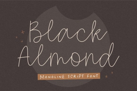 Black Almond: The Monoline Script for Elegant Branding