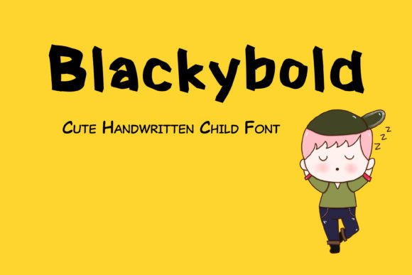 Blackybold: A Playful Script Font for Editorial Design