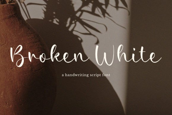 Broken White: The Handwritten Script Font for Modern Brands