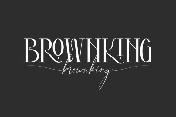 Brownking: A Refined Font Duo for Editorial Elegance