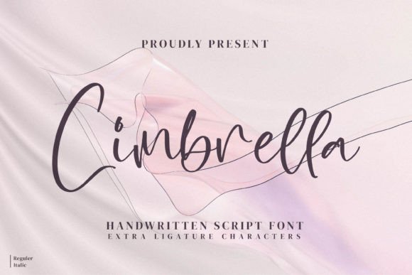 Cimbrella: A Magical Script Font for Campaigns