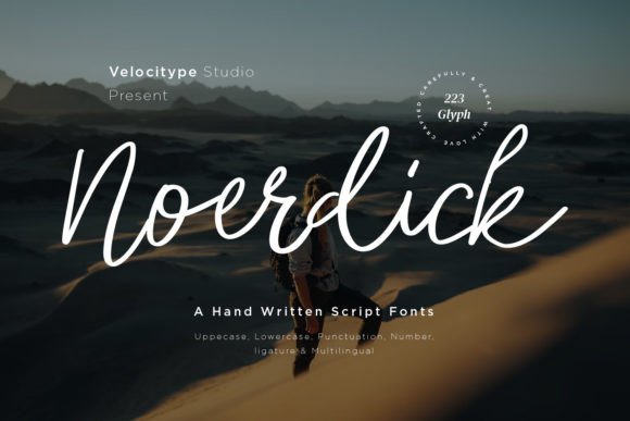 Designing with Noerdick: A Modern Script Font for Editors