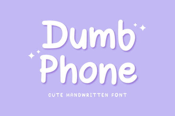 Dumb Phone Font: The Script Handwritten Typeface for Casual Campaigns