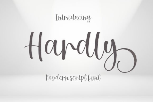 Hardly Font Review: Elegant Script for Modern Branding