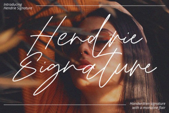 Hendrie Signature: A Modern Script Font for Web Design
