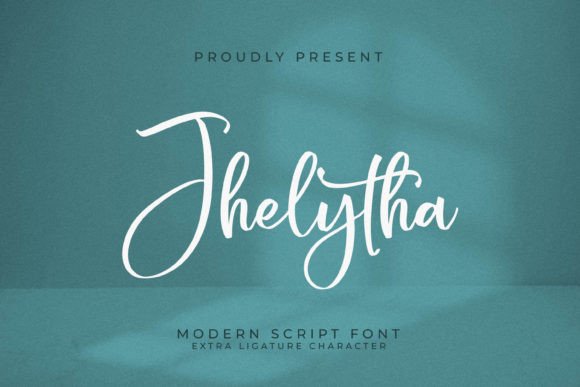 Jhelytha: The Modern Script Font for Makers