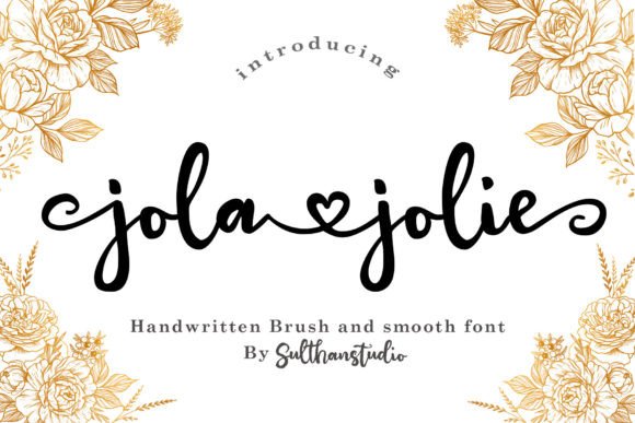 Jola Jolie: A Romantic Script Font for Digital Branding