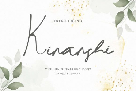 Kinanshi: The Modern Script Font for Handmade Brands