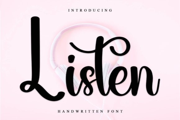 Listen Font Review: Elevating Campaigns with Elegant Script