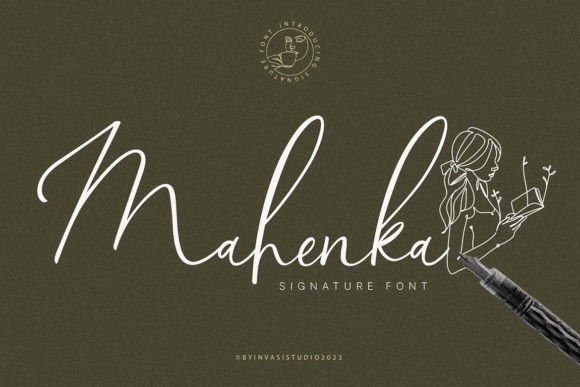 Mahenka: A Luxury Script Font for Digital Branding