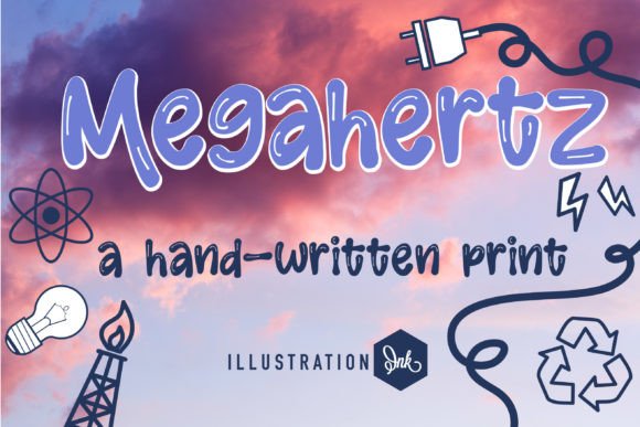 Megahertz Script Font for Elegant Editorial Design