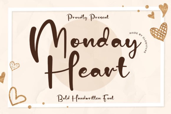 Monday Heart Font for Elegant Web Typography