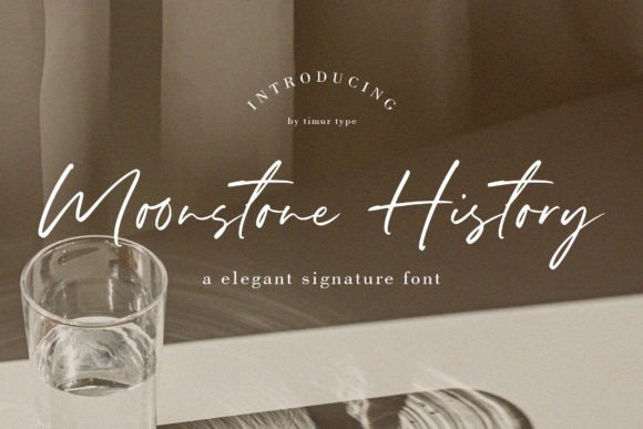 Moonstone History: The Signature Font for Elegant Campaigns