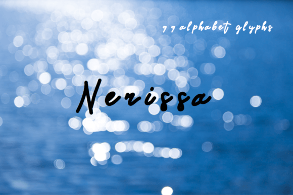 Nerissa: A Playful Script Handwritten Font for Editorial Design