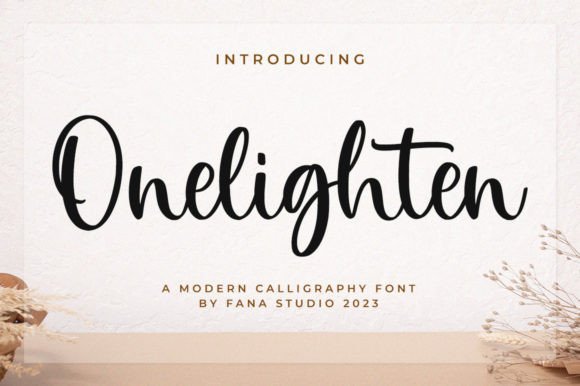 Onelighten Font Review for Modern Campaign Design