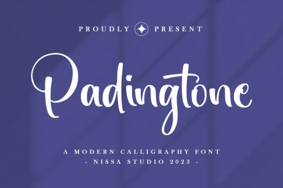 Padingtone Script Font for Elegant Handmade Designs