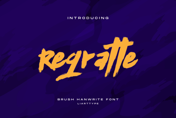 Regratte: A Marker-Board Script for Modern Editorial Design