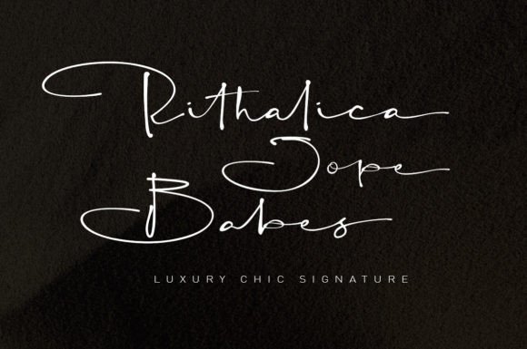 Riethalica Jope Babes: The Luxurious Script Font for High-End Branding