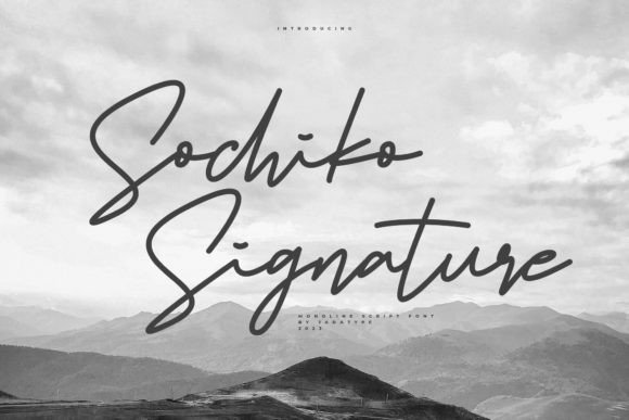 Sochiko Signature: The Script Font That Elevates Small Business Branding