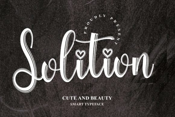 Solition: The Handwritten Font for Romantic Campaigns