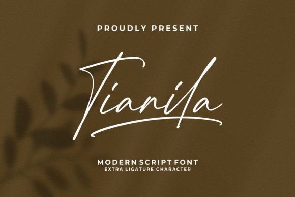 Tianila: A Modern Script Font for Bold Branding