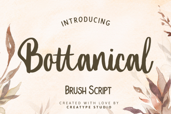 Using Bottanical Script for Elegant Brand Identity