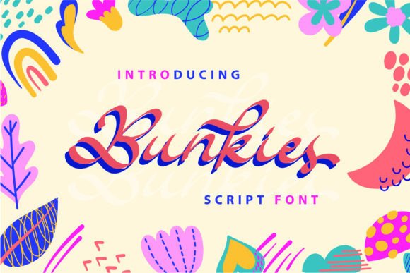 Using Bunkies Script for Playful Brand Identity Projects