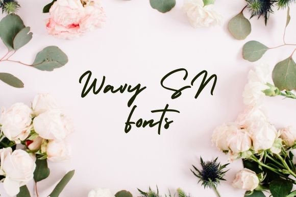 Wavy Sn: The Handwritten Font That Elevates Small Business Brands