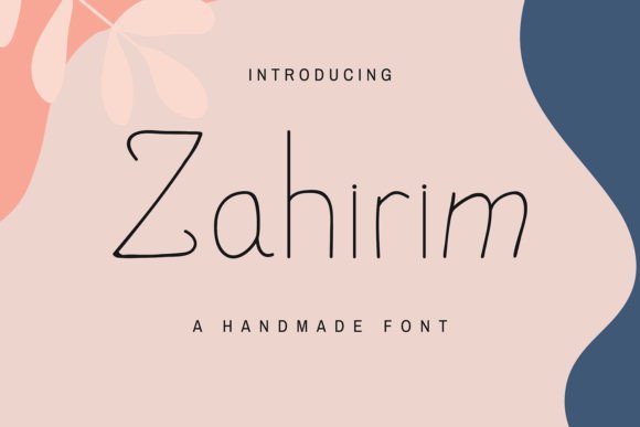 Zahirim Font Review: Minimalist Script for Branding